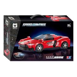 WISE BLOCK HA389170 389170 non  ĐIỀU KHIỂN TỪ XA SIÊU XE KING'S LANDING FERRARI bộ đồ chơi xếp lắp ráp ghép mô hình  Kỹ Thuật Công Nghệ Cao Mô Hình Phương Tiện 208 khối