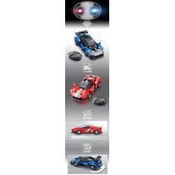 WISE BLOCK HA389170 389170 non  ĐIỀU KHIỂN TỪ XA SIÊU XE KING'S LANDING FERRARI bộ đồ chơi xếp lắp ráp ghép mô hình  Kỹ Thuật Công Nghệ Cao Mô Hình Phương Tiện 208 khối