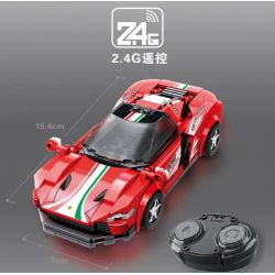 WISE BLOCK HA389170 389170 non  ĐIỀU KHIỂN TỪ XA SIÊU XE KING'S LANDING FERRARI bộ đồ chơi xếp lắp ráp ghép mô hình  Kỹ Thuật Công Nghệ Cao Mô Hình Phương Tiện 208 khối