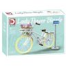 DK 80002 non  XE PHỤ NỮ bộ đồ chơi xếp lắp ráp ghép mô hình  LADY FLOWER BICYCLE Kỹ Thuật Công Nghệ Cao Mô Hình Phương Tiện 450 khối