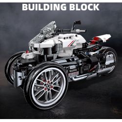 JIESTAR 91024 non  XE MÁY BA BÁNH HONDA NEWING bộ đồ chơi xếp lắp ráp ghép mô hình Motorcycle Motorbike HONDA NEO WING Xe Hai Bánh 996 khối