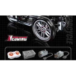 JIESTAR 91024 non  XE MÁY BA BÁNH HONDA NEWING bộ đồ chơi xếp lắp ráp ghép mô hình Motorcycle Motorbike HONDA NEO WING Xe Hai Bánh 996 khối