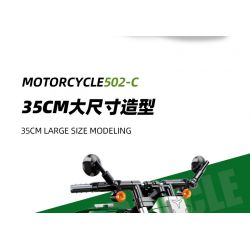 JIESTAR 91022 non  BENELLI 502C bộ đồ chơi xếp lắp ráp ghép mô hình  Kỹ Thuật Công Nghệ Cao Mô Hình Phương Tiện 765 khối