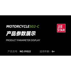 JIESTAR 91022 non  BENELLI 502C bộ đồ chơi xếp lắp ráp ghép mô hình  Kỹ Thuật Công Nghệ Cao Mô Hình Phương Tiện 765 khối