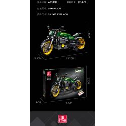 JIESTAR 91022 non  BENELLI 502C bộ đồ chơi xếp lắp ráp ghép mô hình  Kỹ Thuật Công Nghệ Cao Mô Hình Phương Tiện 765 khối