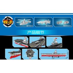 LWCK 90065 non  TÀU SÂN BAY SỐ 003 bộ đồ chơi xếp lắp ráp ghép mô hình Military Army DEFEND THE HOMELAND Quân Sự Bộ Đội 806 khối