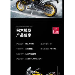 JIESTAR 91025 non  PHIÊU LƯU BMW F 850 ​​GS bộ đồ chơi xếp lắp ráp ghép mô hình  BMW F 850 GS Kỹ Thuật Công Nghệ Cao Mô Hình Phương Tiện 781 khối
