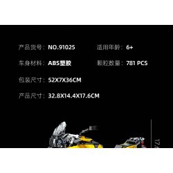 JIESTAR 91025 non  PHIÊU LƯU BMW F 850 ​​GS bộ đồ chơi xếp lắp ráp ghép mô hình  BMW F 850 GS Kỹ Thuật Công Nghệ Cao Mô Hình Phương Tiện 781 khối