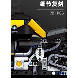 JIESTAR 91025 non  PHIÊU LƯU BMW F 850 ​​GS bộ đồ chơi xếp lắp ráp ghép mô hình  BMW F 850 GS Kỹ Thuật Công Nghệ Cao Mô Hình Phương Tiện 781 khối