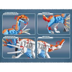 GAOMISI T1037 1037 non  THERINOSAURUS bộ đồ chơi xếp lắp ráp ghép mô hình Creator FOSSIL DINOSAUR MUSEUM THERMIDOR Sáng Tạo 405 khối