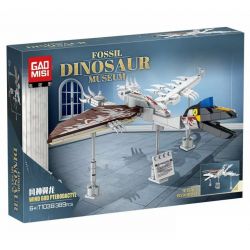 GAOMISI T1036 1036 non  FENGSHEN THẰN LẰN BAY bộ đồ chơi xếp lắp ráp ghép mô hình Creator FOSSIL DINOSAUR MUSEUM WIND GOD PTERODACTYL Sáng Tạo 389 khối