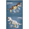 GAOMISI T1035 1035 non  TYRANNOSAURUS REX bộ đồ chơi xếp lắp ráp ghép mô hình Creator FOSSIL DINOSAUR MUSEUM TYRANNOSAURUS REX Sáng Tạo 412 khối