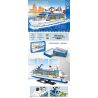 ZHEGAO 01030 non  TÀU DU LỊCH bộ đồ chơi xếp lắp ráp ghép mô hình Creator Expert CRUISE LINER MOLECULAR OF THE SEAS Chuyên Gia Sáng Tạo 2428 khối