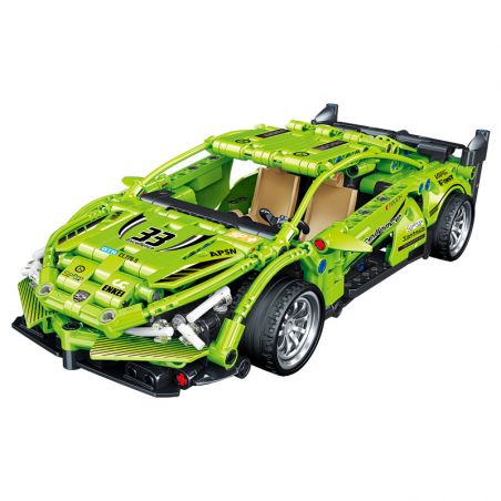 ZHEGAO QL1243 1243 non  XE THỂ THAO HOANG DÃ LÙI bộ đồ chơi xếp lắp ráp ghép mô hình  MACHINERY Kỹ Thuật Công Nghệ Cao Mô Hình Phương Tiện 589 khối