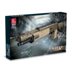 JIESTAR 92402 non  SÚNG NGẮN STF-12 bộ đồ chơi xếp lắp ráp ghép mô hình Gun 1538 khối