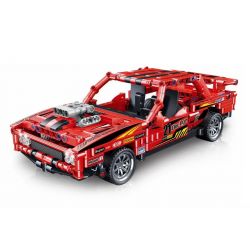 ZHEGAO QL1240 1240 non  TẤN CÔNG MÁT MẺ KÉO LẠI XE bộ đồ chơi xếp lắp ráp ghép mô hình  MACHINERY Kỹ Thuật Công Nghệ Cao Mô Hình Phương Tiện 638 khối