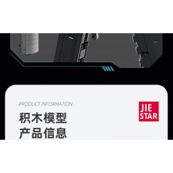 JIESTAR 92401 non  SÚNG TIỂU LIÊN UMP45 bộ đồ chơi xếp lắp ráp ghép mô hình Gun 1609 khối