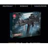 JIESTAR 92401 non  SÚNG TIỂU LIÊN UMP45 bộ đồ chơi xếp lắp ráp ghép mô hình Gun 1609 khối