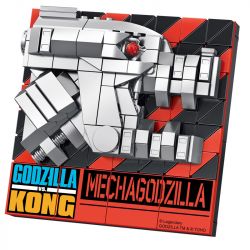 INBRIXX 687503 non  CHÂN DUNG ĐẦU GODZILLA CƠ KHÍ bộ đồ chơi xếp lắp ráp ghép mô hình MECHAGODZILLA 269 khối