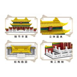 ZHEGAO QL0970 0970 non  HỘI TRƯỜNG HÒA HỢP TỐI CAO bộ đồ chơi xếp lắp ráp ghép mô hình 703 khối