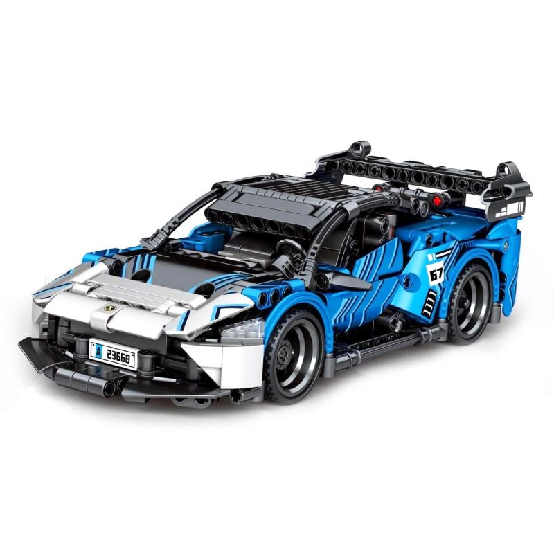 SEMBO 701899 non  MCLAREN SENNA GTR bộ đồ chơi xếp lắp ráp ghép mô hình  Kỹ Thuật Công Nghệ Cao Mô Hình Phương Tiện 594 khối