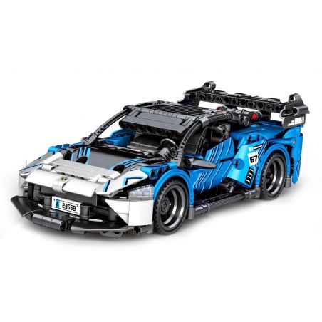 SEMBO 701899 non  MCLAREN SENNA GTR bộ đồ chơi xếp lắp ráp ghép mô hình  Kỹ Thuật Công Nghệ Cao Mô Hình Phương Tiện 594 khối