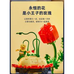 PANTASY 86302 non  HOÀNG TỬ BÉ BÔNG HỒNG VĨNH CỬU bộ đồ chơi xếp lắp ráp ghép mô hình Creator LE PETIT PRINCE Sáng Tạo