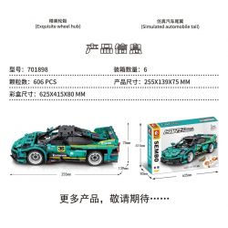 SEMBO 701898 non  CÔNG NGHỆ TÔ ĐIỀU KHIỂN TỪ XA 701898 bộ đồ chơi xếp lắp ráp ghép mô hình  Kỹ Thuật Công Nghệ Cao Mô Hình Phương Tiện 606 khối