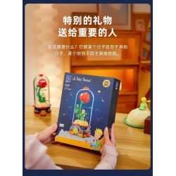 PANTASY 86302 non  HOÀNG TỬ BÉ BÔNG HỒNG VĨNH CỬU bộ đồ chơi xếp lắp ráp ghép mô hình Creator LE PETIT PRINCE Sáng Tạo
