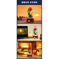 PANTASY 86302 non  HOÀNG TỬ BÉ BÔNG HỒNG VĨNH CỬU bộ đồ chơi xếp lắp ráp ghép mô hình Creator LE PETIT PRINCE Sáng Tạo