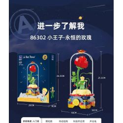 PANTASY 86302 non  HOÀNG TỬ BÉ BÔNG HỒNG VĨNH CỬU bộ đồ chơi xếp lắp ráp ghép mô hình Creator LE PETIT PRINCE Sáng Tạo