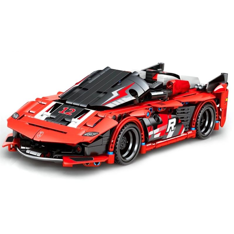 SEMBO 701897 non  FERRARIFXX bộ đồ chơi xếp lắp ráp ghép mô hình  FERRARI FXX Kỹ Thuật Công Nghệ Cao Mô Hình Phương Tiện 594 khối