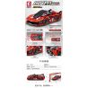 SEMBO 701897 non  FERRARIFXX bộ đồ chơi xếp lắp ráp ghép mô hình  FERRARI FXX Kỹ Thuật Công Nghệ Cao Mô Hình Phương Tiện 594 khối