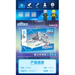 KUYU MOXING KY7060 7060 non  J-MÁY BAY CHIẾN ĐẤU 15 bộ đồ chơi xếp lắp ráp ghép mô hình HIGH-TECH PRODUCTS 456 khối