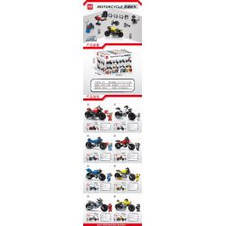 MINGDI K216 non  8 LOẠI Ô TÔ TÍCH LUỸ NHANH bộ đồ chơi xếp lắp ráp ghép mô hình Creator Sáng Tạo