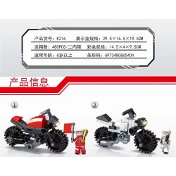 MINGDI K216 non  8 LOẠI Ô TÔ TÍCH LUỸ NHANH bộ đồ chơi xếp lắp ráp ghép mô hình Creator Sáng Tạo