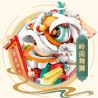 TOP TOY TC1804 1804 non  LUBAN NO.7 LION DANCES Ở PHƯƠNG ĐÔNG bộ đồ chơi xếp lắp ráp ghép mô hình King Of Glory Hegemony Game Liên Quân 900 khối