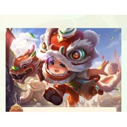 TOP TOY TC1804 1804 non  LUBAN NO.7 LION DANCES Ở PHƯƠNG ĐÔNG bộ đồ chơi xếp lắp ráp ghép mô hình King Of Glory Hegemony Game Liên Quân 900 khối