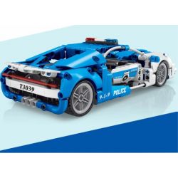 TA GAOLE T3039 3039 non  LÙI XE CẢNH SÁT bộ đồ chơi xếp lắp ráp ghép mô hình  Kỹ Thuật Công Nghệ Cao Mô Hình Phương Tiện 403 khối