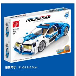 TA GAOLE T3039 3039 non  LÙI XE CẢNH SÁT bộ đồ chơi xếp lắp ráp ghép mô hình  Kỹ Thuật Công Nghệ Cao Mô Hình Phương Tiện 403 khối