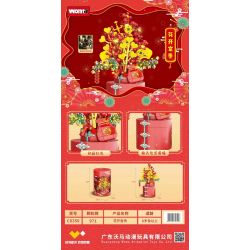 WOMA C0350 0350 non  NĂM CON THỎ GIÀU CÓ VÀ TỐT LÀNH bộ đồ chơi xếp lắp ráp ghép mô hình Chinese Traditional Festivals Lễ Hội Cổ Truyền 971 khối