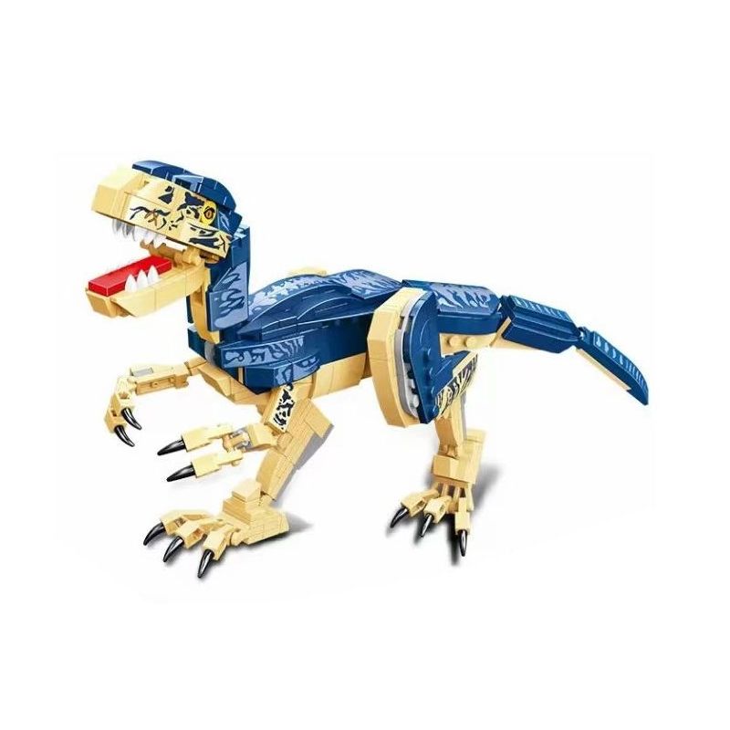 HSANHE CACO 33006 non  CĂN CỨ KHỦNG LONG OVIRAPTOR bộ đồ chơi xếp lắp ráp ghép mô hình 432 khối