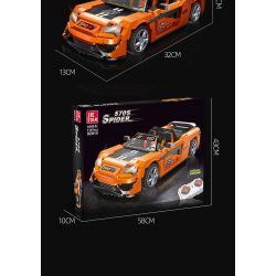 JIESTAR 92015 non  MCLAREN 570S NHỆN tỷ lệ 1:14 bộ đồ chơi xếp lắp ráp ghép mô hình Creator Expert MCLAREN 570S SPIDER Chuyên Gia Sáng Tạo 1195 khối