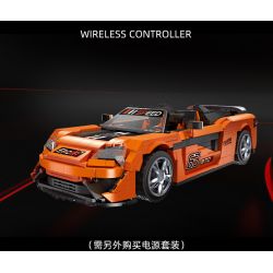 JIESTAR 92015 non  MCLAREN 570S NHỆN tỷ lệ 1:14 bộ đồ chơi xếp lắp ráp ghép mô hình Creator Expert MCLAREN 570S SPIDER Chuyên Gia Sáng Tạo 1195 khối