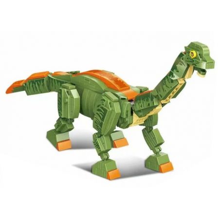 HSANHE CACO 33004 non  CĂN CỨ KHỦNG LONG BRACHIOSAURUS bộ đồ chơi xếp lắp ráp ghép mô hình 437 khối