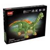 HSANHE CACO 33004 non  CĂN CỨ KHỦNG LONG BRACHIOSAURUS bộ đồ chơi xếp lắp ráp ghép mô hình 437 khối