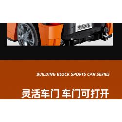 JIESTAR 92015 non  MCLAREN 570S NHỆN tỷ lệ 1:14 bộ đồ chơi xếp lắp ráp ghép mô hình Creator Expert MCLAREN 570S SPIDER Chuyên Gia Sáng Tạo 1195 khối