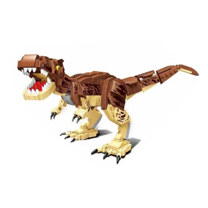 HSANHE CACO 33001 non  CĂN CỨ KHỦNG LONG TYRANNOSAURUS REX bộ đồ chơi xếp lắp ráp ghép mô hình 479 khối