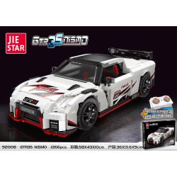 JIESTAR 92008 non  NISSAN GTR35 NISMO tỷ lệ 1:13 bộ đồ chơi xếp lắp ráp ghép mô hình Creator Expert Chuyên Gia Sáng Tạo 1266 khối