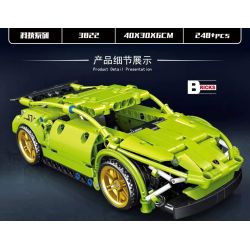 Decool 3822 Jisi 3822 non  LAMBORGHINI SIAN FKP 37 bộ đồ chơi xếp lắp ráp ghép mô hình  Kỹ Thuật Công Nghệ Cao Mô Hình Phương Tiện 248 khối